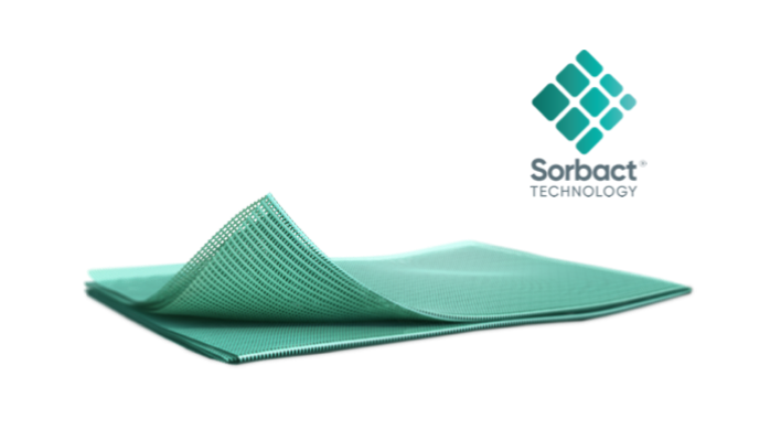 Obrázok znázorňujúci Cutimed Sorbact Swab, produkt využívajúci Sorbact Technology a podporujúci antimikrobiálnu rezistenciu. Obrázok znázorňujúci Cutimed Sorbact Swab, produkt využívajúci Sorbact Technology a podporujúci antimikrobiálnu rezistenciu.